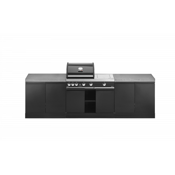 Grandpro Rectangle buitenkeuken met Premium G4 Plus barbecue